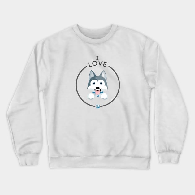 I love Trello Crewneck Sweatshirt by Chisco Leiton